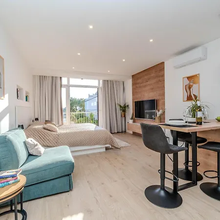 公寓 Sea View Terrace 扎达尔